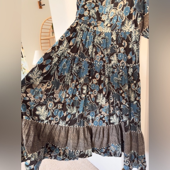 ULLA JOHNSON Nora floral cotton midi dress - Picture 7 of 10